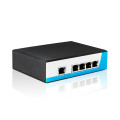 HRUI Din Rail Type Gigabit 4 Port Industrial Ethernet Switch